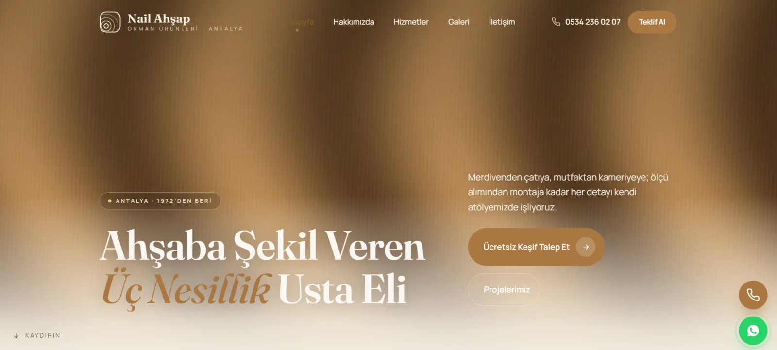 Ahşap Mimari & Dekorasyon _ Nail Ahşap