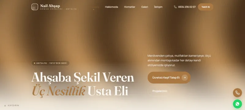Ahşap Mimari & Dekorasyon _ Nail Ahşap