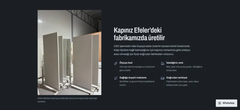 Aydın - Efeler Aksu Door - Kapı İmalat görsel 2
